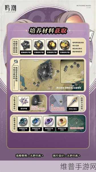 鸣潮手游，灯灯培养材料全解析