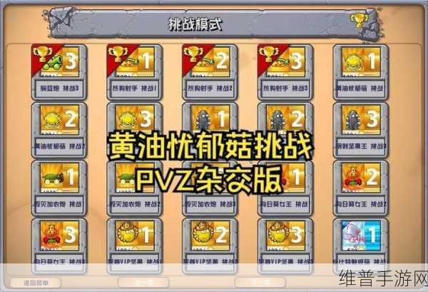 植物大战僵尸黄油忧郁菇 2 通关秘籍大揭秘
