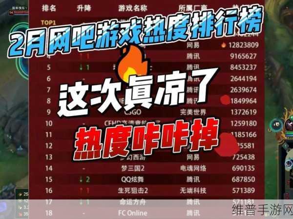污网站免费：热门游戏排行榜【专题】