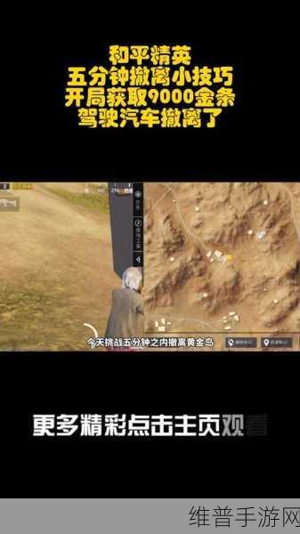和平精英,安全撤离必备的神器攻略