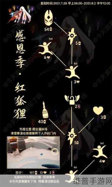 光遇红狐狸面具的完美发型搭配秘籍