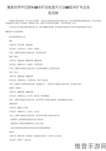 魔兽世界永久 60 服工程冲级秘籍大公开