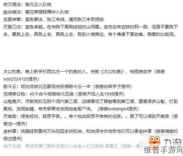 河洛群侠传愿得一人心任务全解析