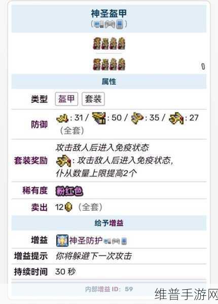 泰拉瑞亚寒霜盔甲的全方位解析与实战效果评估