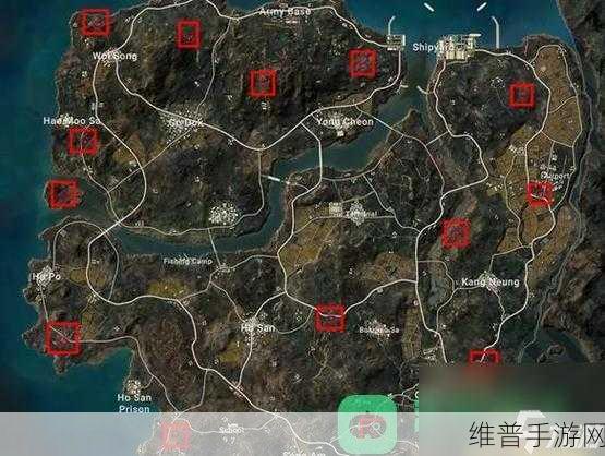绝地求生手游老地图肥富落地点全解析