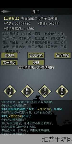 放置江湖第五章巨石推开秘籍大揭秘
