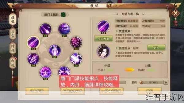 新天龙八部手游天山潜能加点全攻略