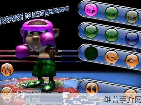猴子拳击中文版破解版下载全攻略,体验画面超滑稽的3D动作拳击手游