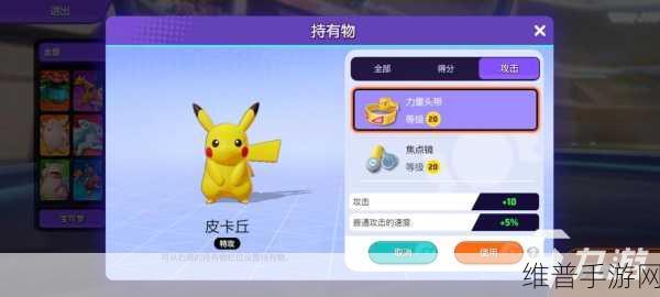 宝可梦大集结对战道具更换秘籍
