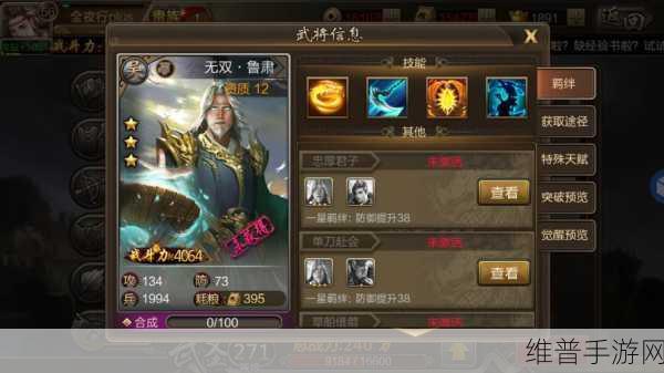 无双大蛇 3 鲁肃,智谋之士的战场风采
