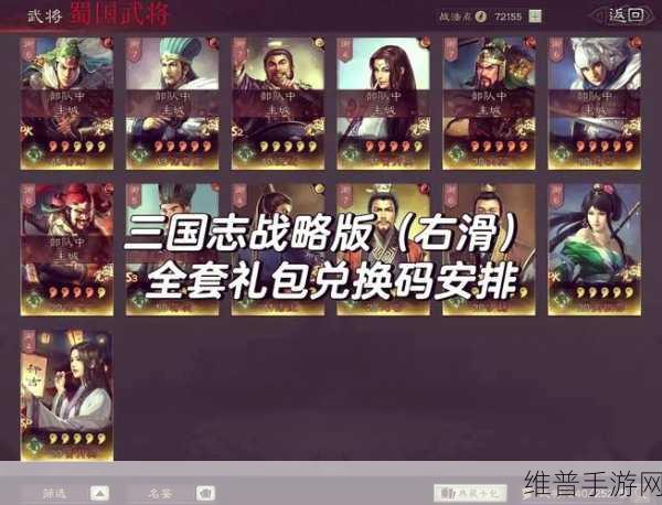 三国志战略版礼包码全揭秘，助你称霸三国