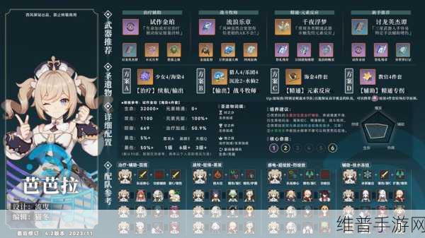 原神芭芭拉，全方位玩法深度剖析指南