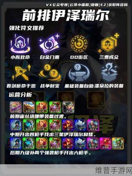 手游中 ADC 伊泽瑞尔的无敌出装秘籍