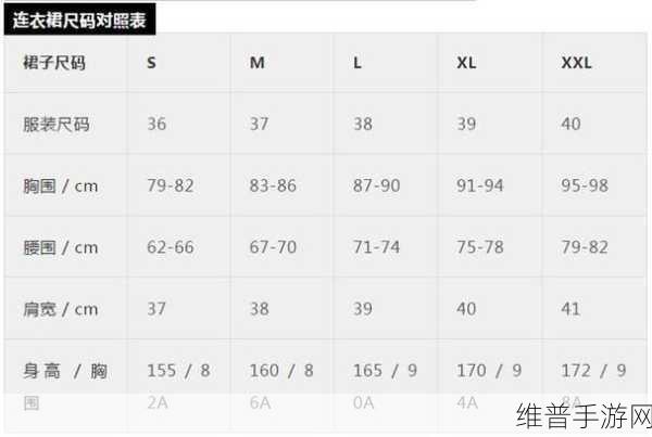 日本一码二码三码是什么尺码:日本手游服装尺码对照表:一码二码三码换算指南【专题】