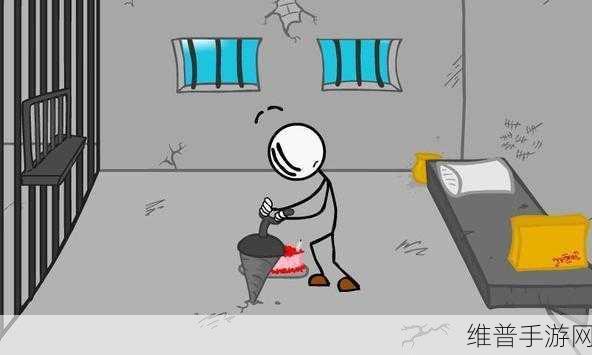 火柴人逃离监狱汉化版,一场智力与勇气的密室逃脱之旅