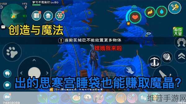 创造与魔法，飞睡袋放置秘籍大揭秘