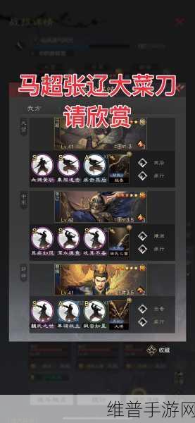 率土之滨中张辽马超肉刀阵容的深度解析