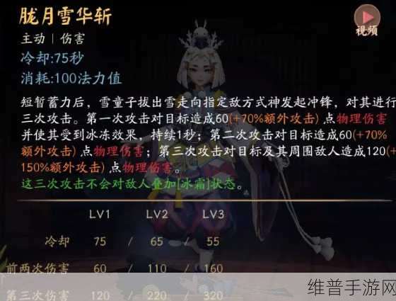 决战平安京雪童子技能深度剖析下篇