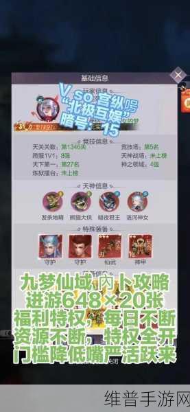 仙梦奇缘，战力飙升秘籍大公开