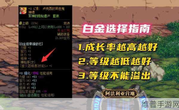 DNF 手游白金徽章获取全攻略