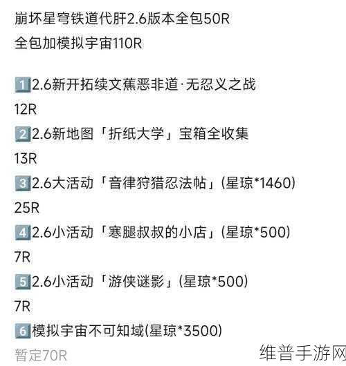 崩坏星穹铁道行于命途 2 活动全解析与通关秘籍