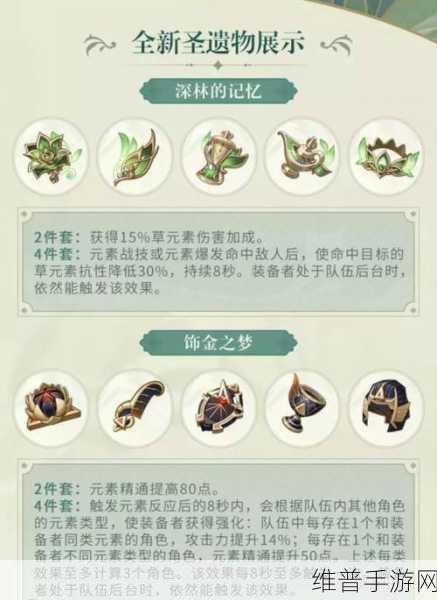 原神圣遗物词缀概率全解析，助你战力飙升