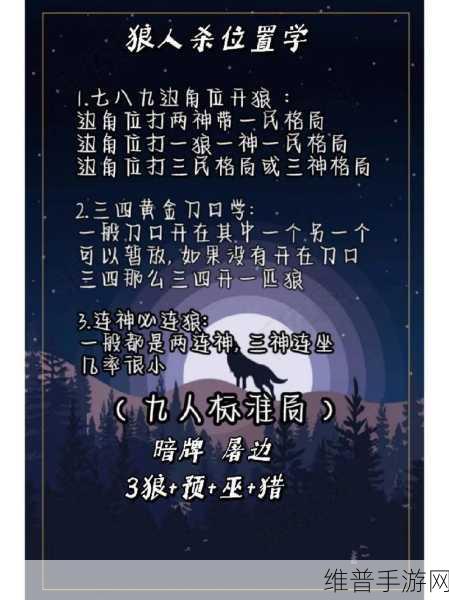狼人杀深度攻略，PK发言技巧与第二次票型全面分析
