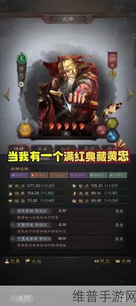 三国志战略版，黄忠阵容搭配的深度剖析与实战策略