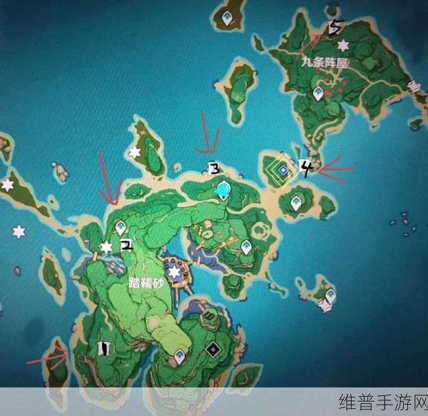 原神医樱任务全攻略，五棵雷樱树位置详解