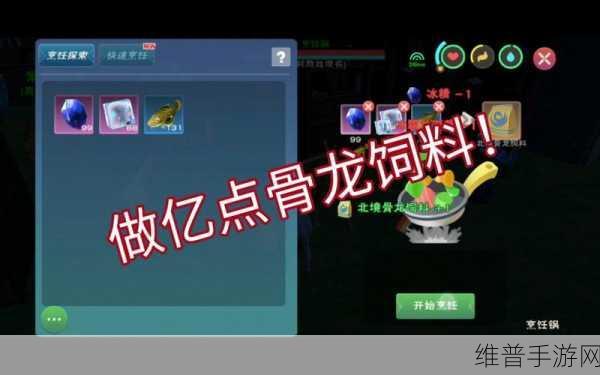 创造与魔法骨龙精致饲料投喂数量大揭秘