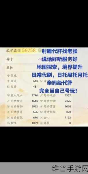 射雕境界提升秘籍，射雕手游境界感悟提高方法全面解析