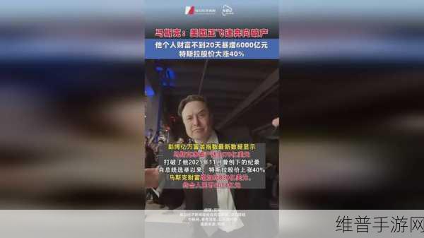马斯克20分钟演讲背后的市场风云,特斯拉市值波动与中国手游力量崛起