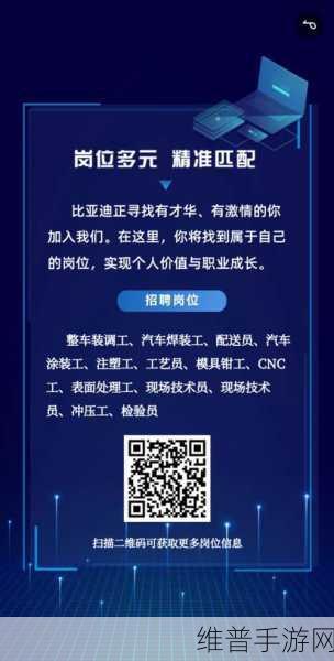 比亚迪后勤招募令，揭秘手游背后的英雄，携手共创辉煌未来！