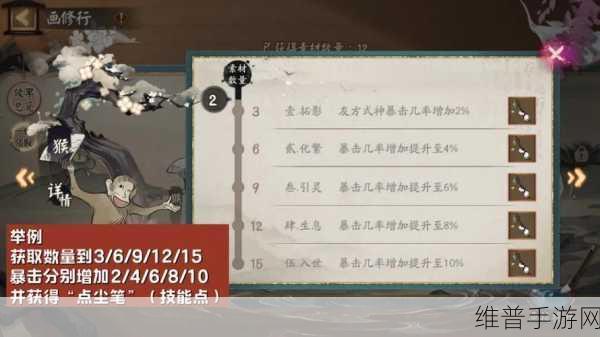 阴阳师妙笔绘世画修行技能加点深度推荐攻略