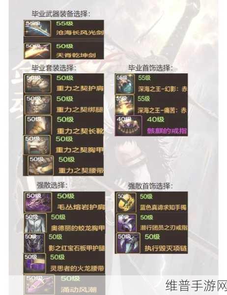 DNF手游剑魂异界套装全解析,名字与效果深度介绍