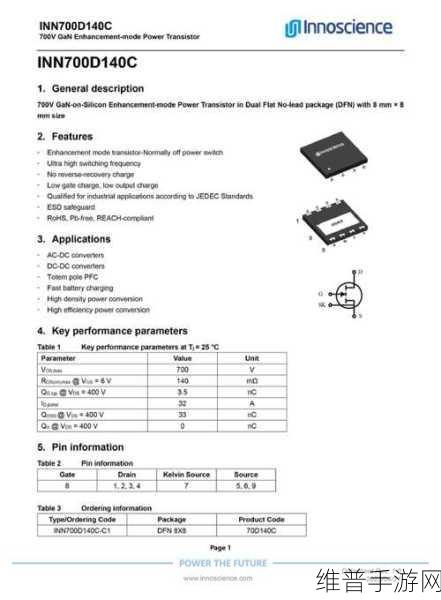 英诺赛科30V VGaN新品发布，手游性能新飞跃，拓宽电压范围带来极致体验
