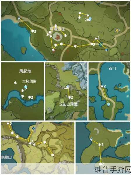 原神稻妻雷晶蝶分布图详解，高效捕捉攻略