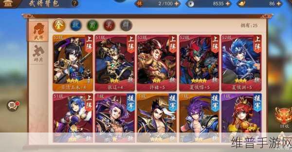 少年三国志全暗金将阵容搭配攻略