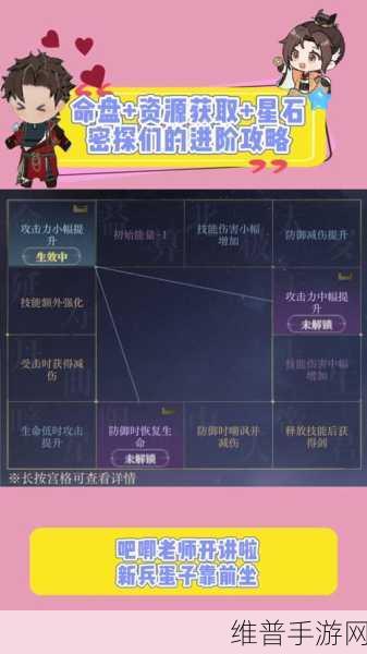 如鸢全密探星石搭配深度解析与攻略
