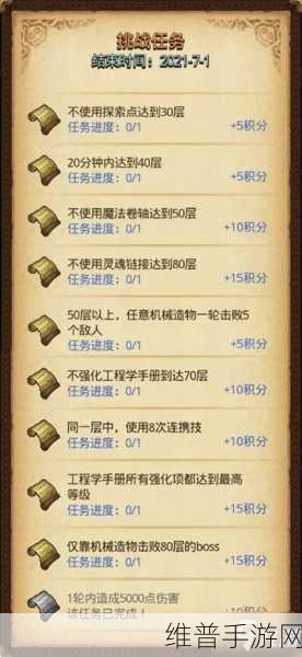 不思议迷宫攻略，圣者之塔全面解析与通关策略