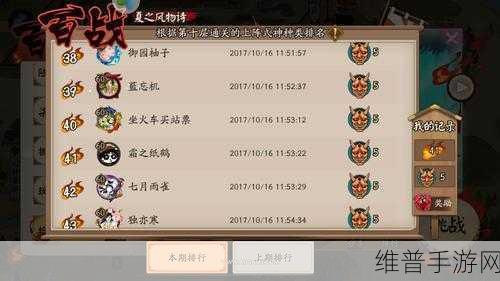 阴阳师镰鼬秘闻副本通关全攻略,阵容搭配与策略详解