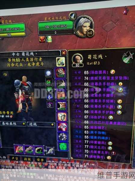 魔兽世界60年代手游攻略，揭秘刷钱最强职业