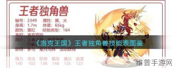 揭开洛克王国星辰塔王者独角兽斩杀机制的神秘面纱，深度攻略与技巧解析