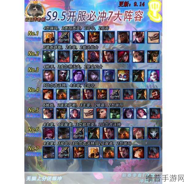 新赛季云顶之弈阵容S9.5深度解析与攻略