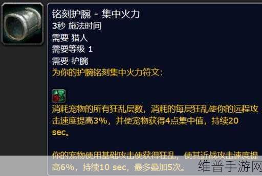 魔兽世界怀旧服探索赛季猎人符文获取全攻略