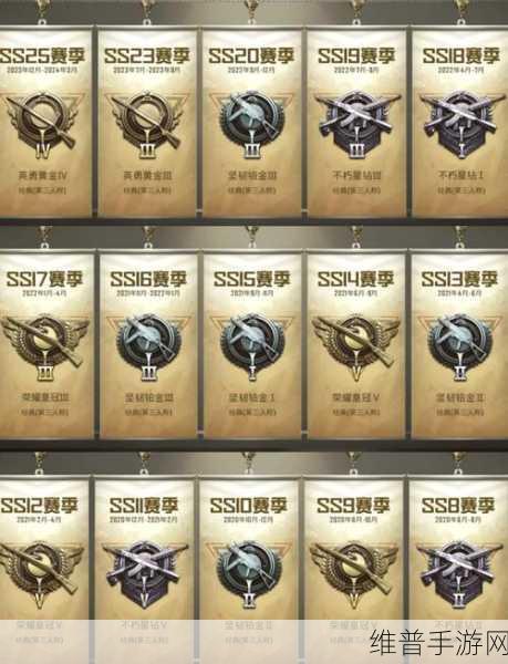 和平精英段位晋升全攻略，等级顺序与所需分数详解