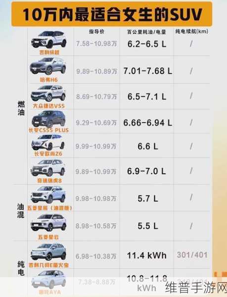 10-30万预算玩家必看！这10款SUV级手游攻略全解析