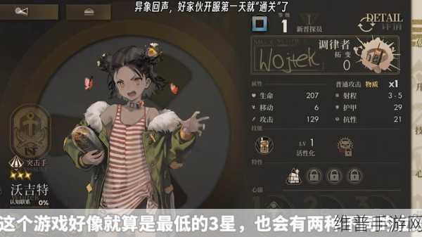 异象回声白星技能深度解析与运用指南