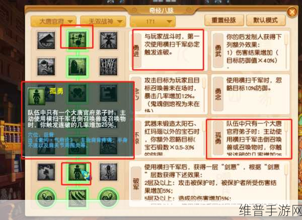 梦幻西游无双版大唐角色宝石宠物技能搭配深度攻略分享