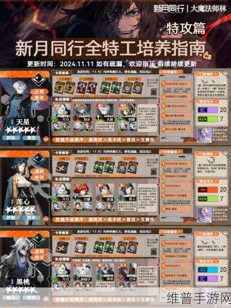 新月同行，最强阵容搭配秘籍大公开